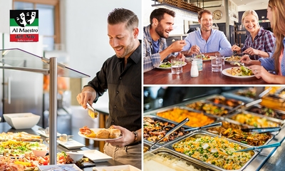 Buffet italien à volonté + apéritif maison chez Al Maestro Dell Arte