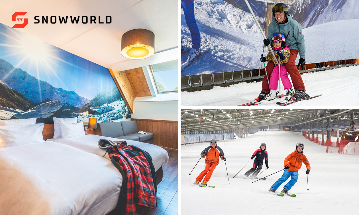 Übernachtung für 2 + Frühstück + Dinner und 4-Stunden-Skipass in Süd-Limburg