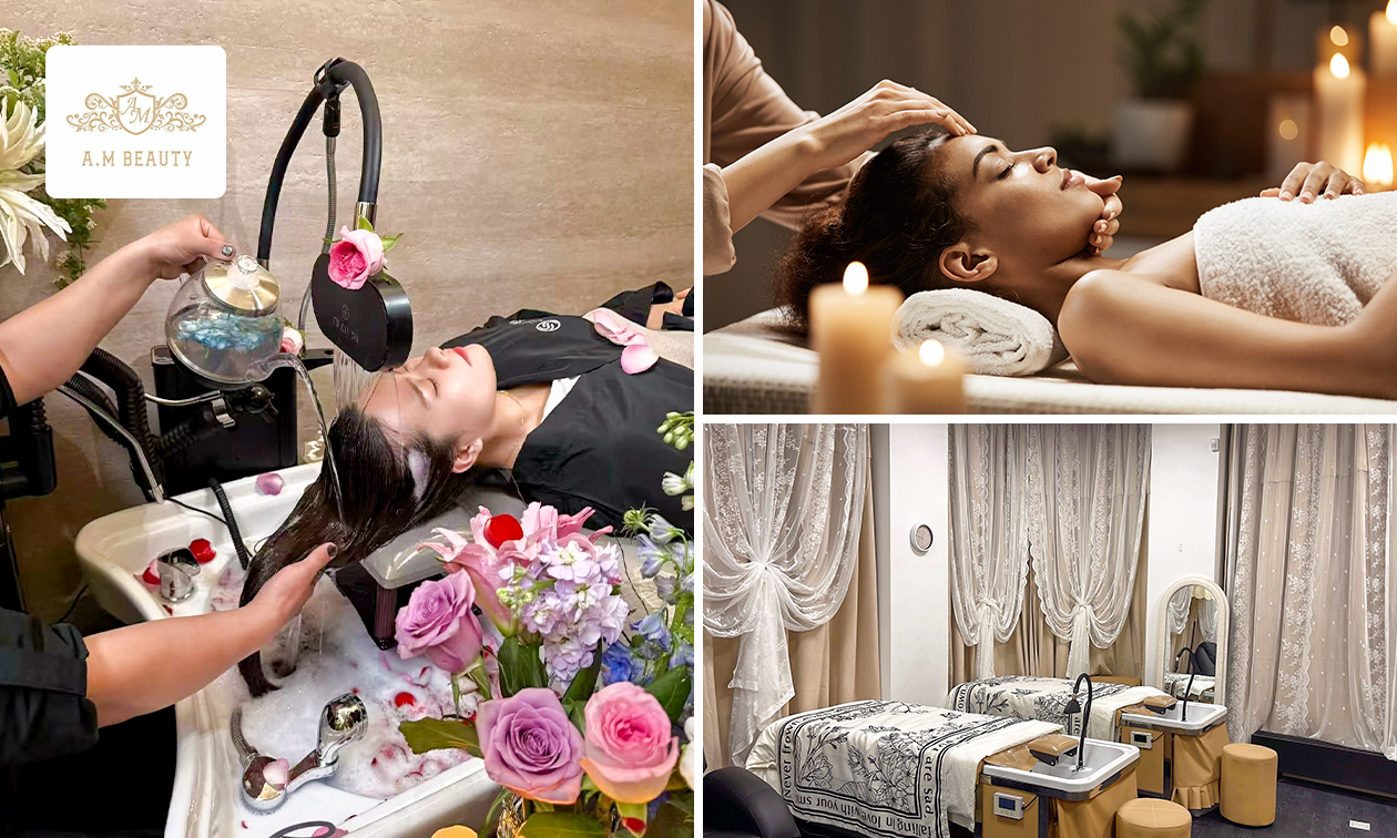 (Duo-)headspa (60 min), evt. + gezichtsbehandeling
