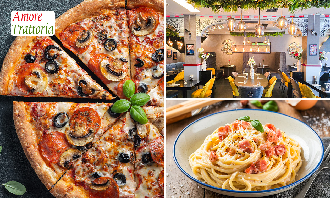 3-gangen keuzediner bij Amore Trattoria