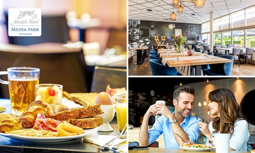 Ontbijt bij Amrâth Hotel Media Park Hilversum