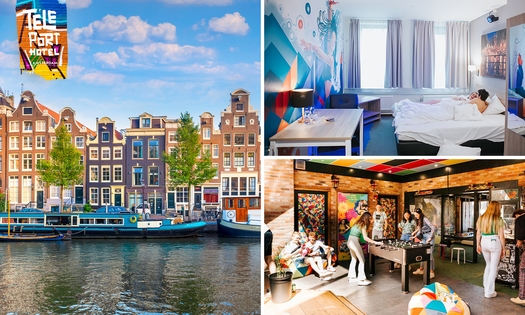 1 oder 2 Übernachtung(en) für 2 + Early Check-in oder Late Check-out im Amsterdam Teleport Hotel