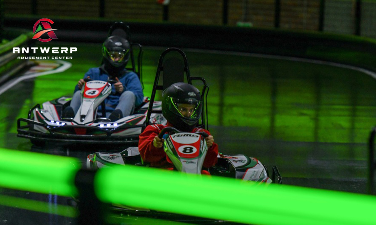 2 of 3 heats karten (10 min) bij Antwerp Amusement Center
