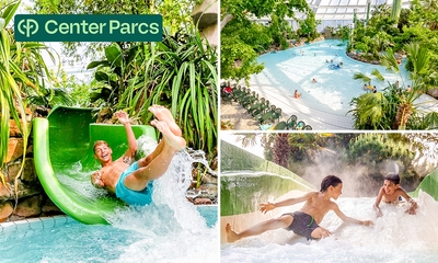 Tages- oder Abendeintritt ins Schwimmparadies im Center Parcs Het Heijderbos