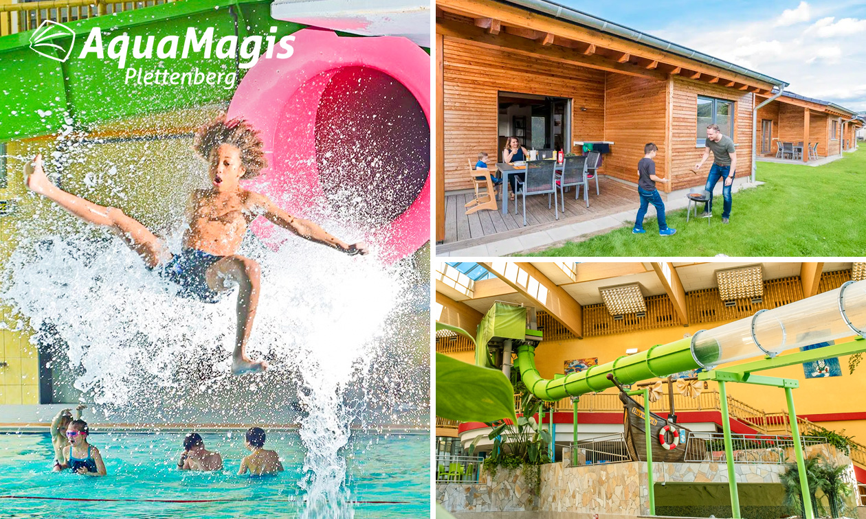 Übernachtung für 4 Personen + inkl. Erlebnisbad bei AquaMagis
