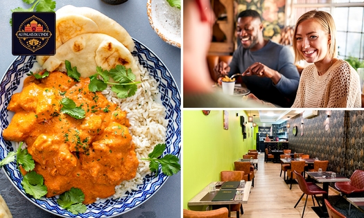 Menu indien en 2 services à la carte + boisson à Lille
