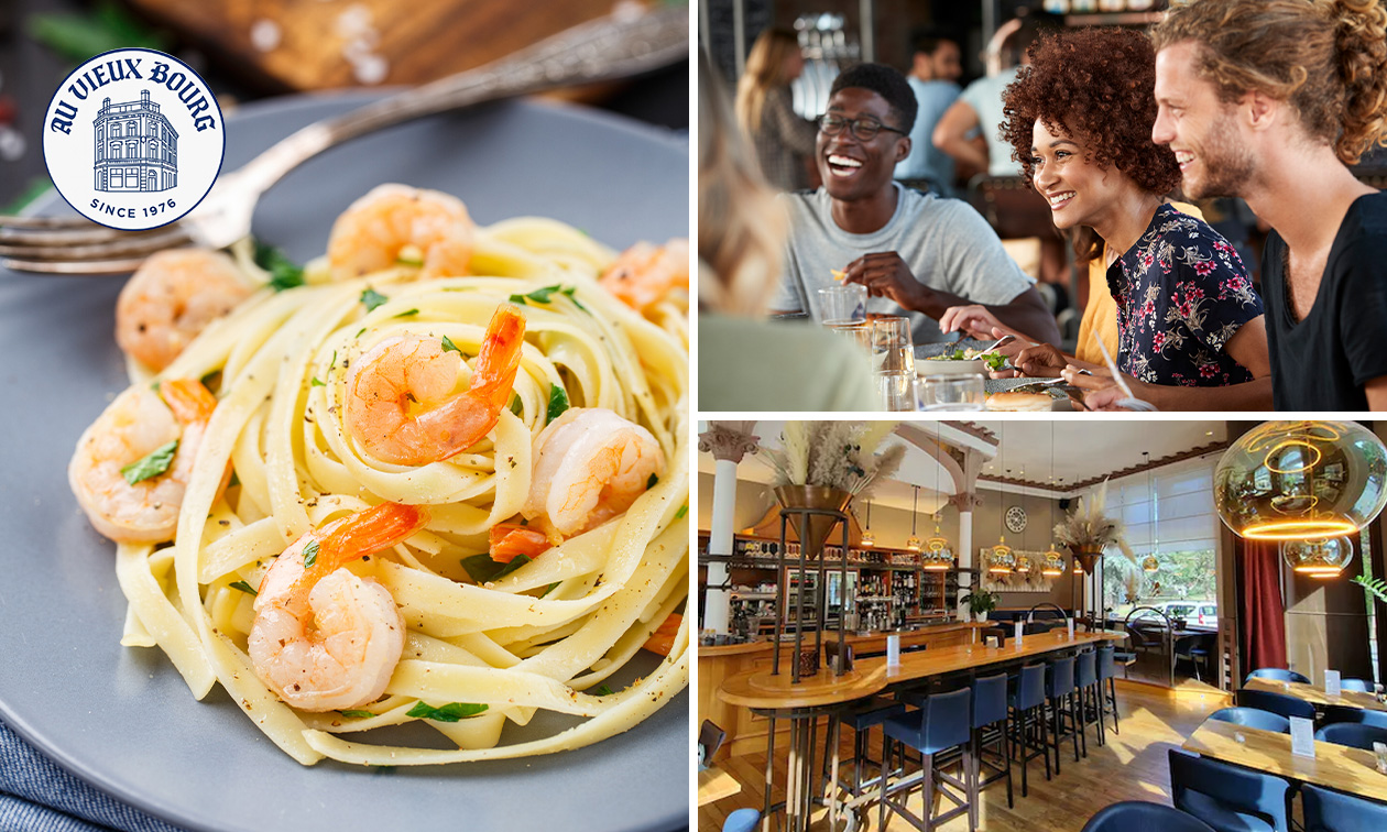 Menu en 2 ou 3 services au choix au coeur de Verviers