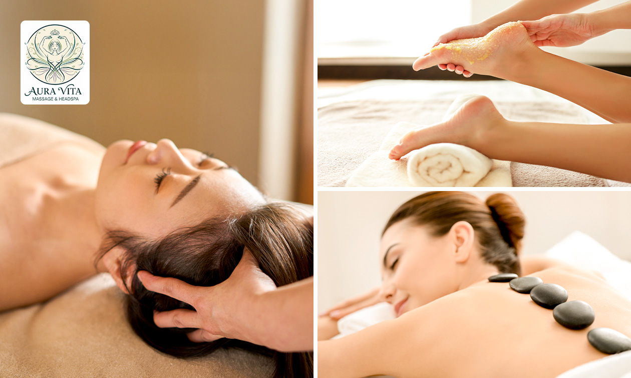 Massage of headspa naar keuze, wimperlift + tint of voetspa (60 min)