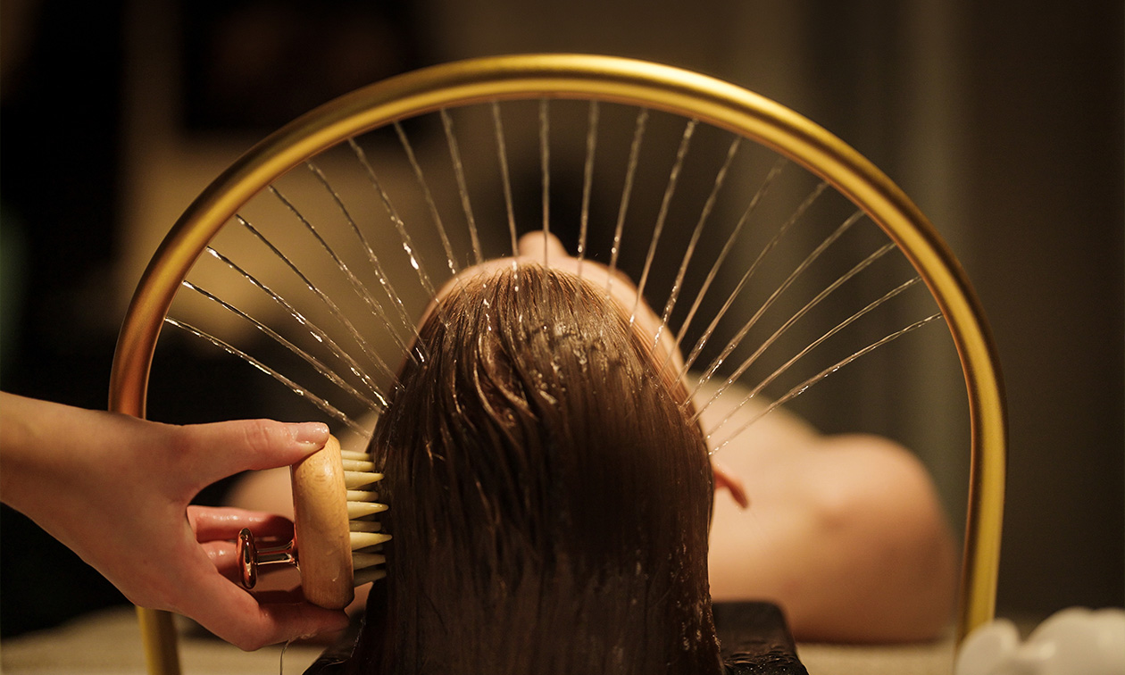 Head spa (60 min) + evt. gelaatsverzorging (30 min)
