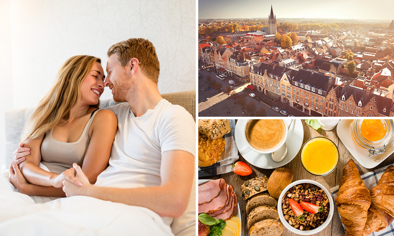 Übernachtung für 2 + Frühstück + Flasche Sekt in Ypern