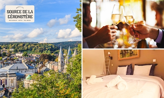 Übernachtung für 2 + Willkommensgetränk + Glas Sekt in der Nähe von Spa