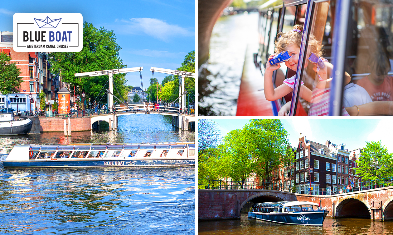 City Canal Cruise (75 min) of Evening Cruise (90 min) door Amsterdam