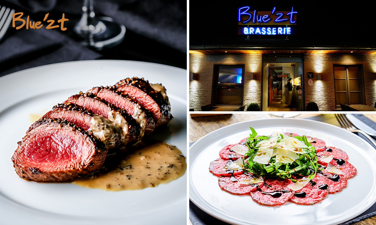 2- of 3-gangen keuzelunch of -diner bij Blue'zt