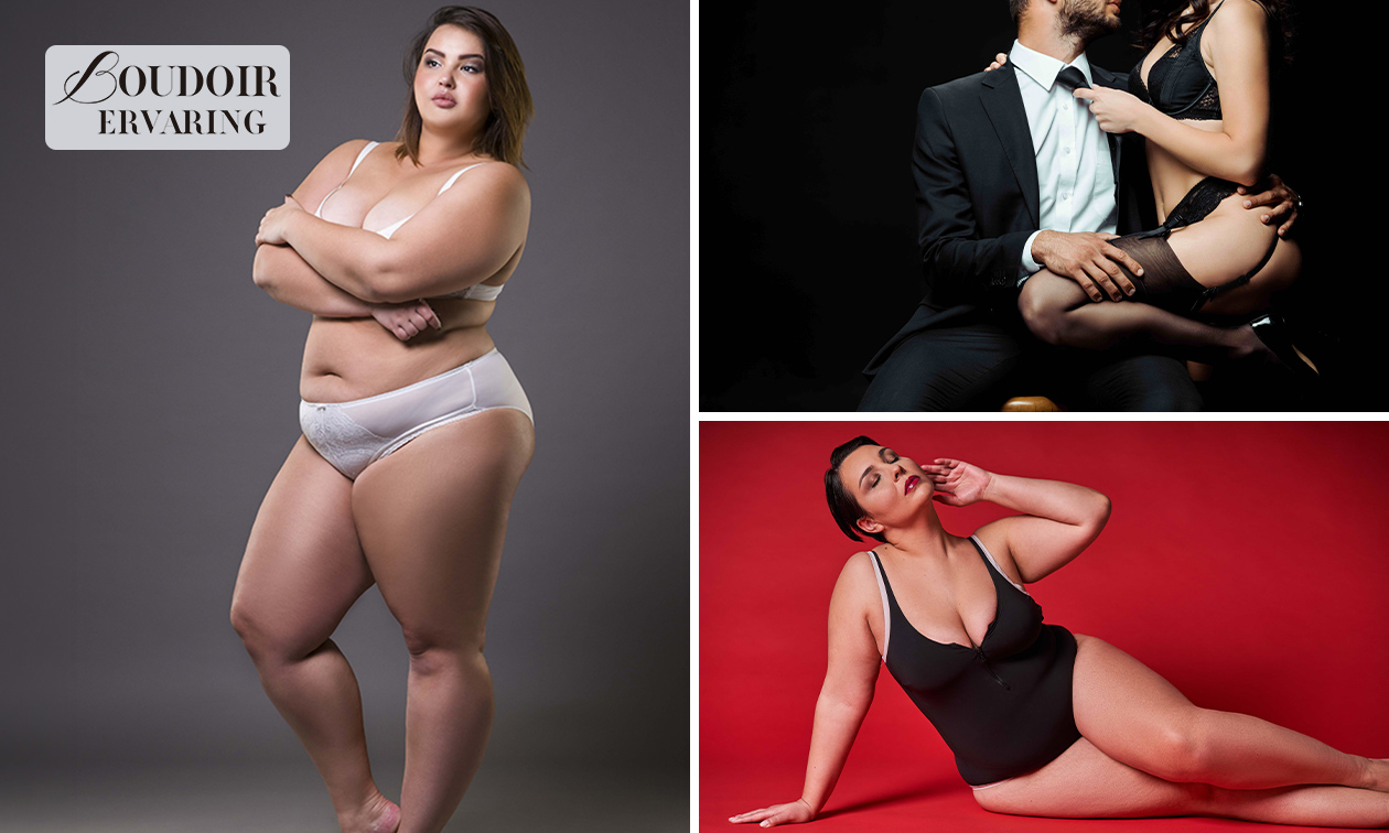 Luxe boudoirshoot voor 1, 2 of 4 personen + visagie + hairsyling + evt. high tea met bubbels