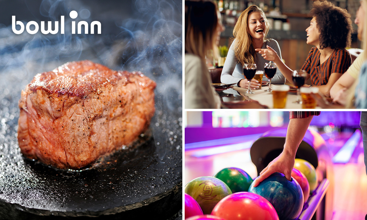 Steengrillen + 2 sessies bowlen