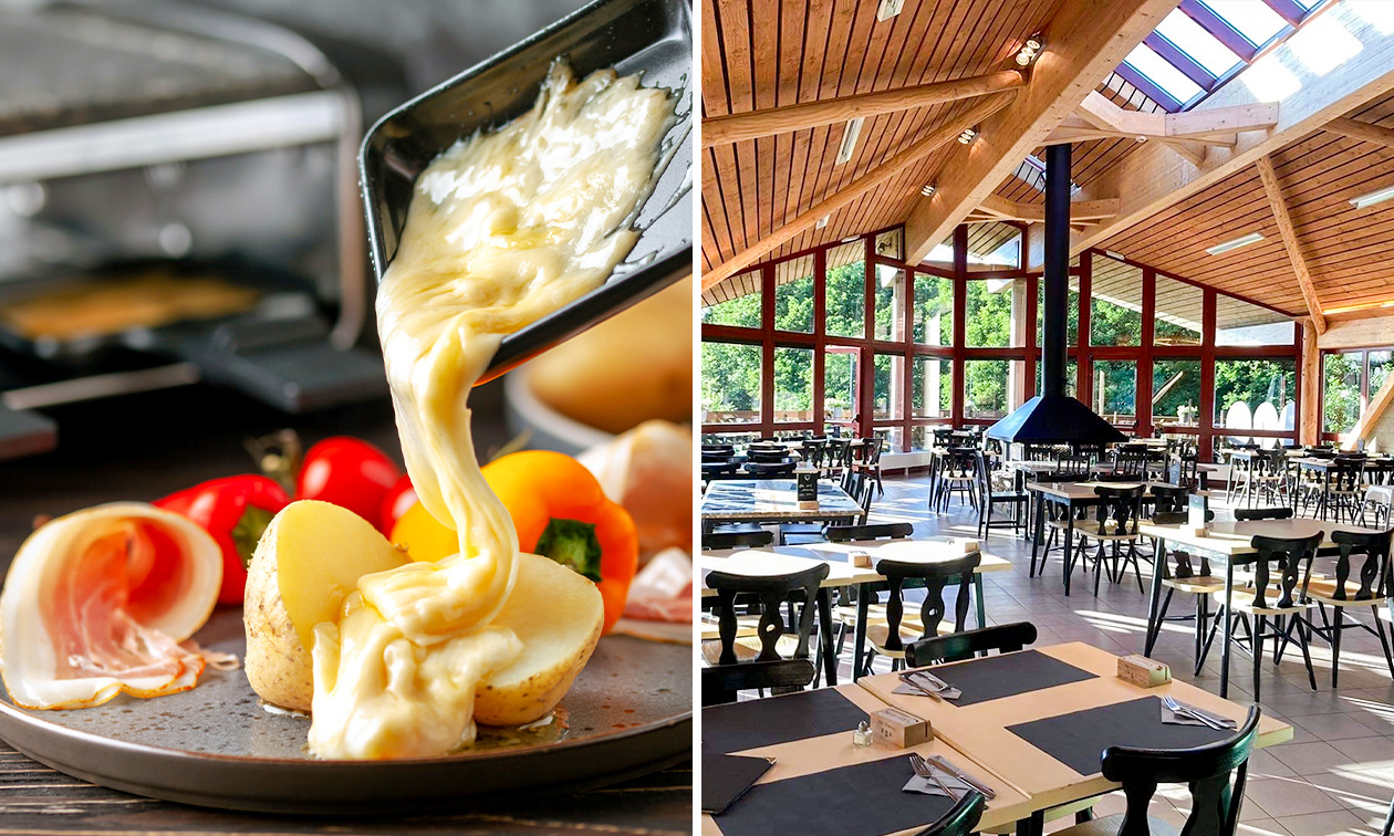 Raclette à volonté ou menu en 5 services du réveillon + soirée dansante dans les Ardennes