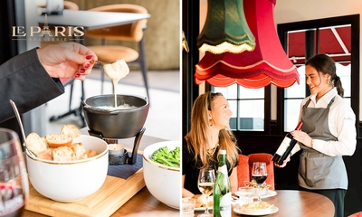 Kaasfondue bij Brasserie Le Paris