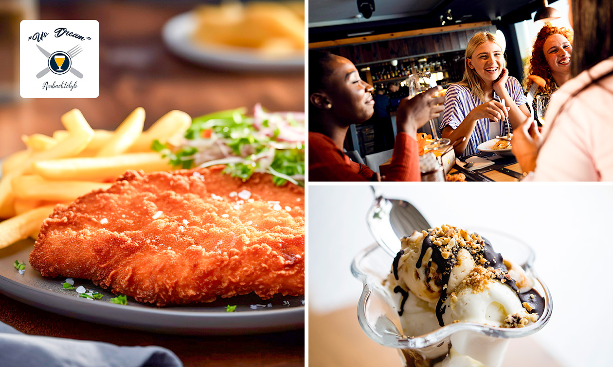 3-gangen keuzediner bij Brasserie Us Dream
