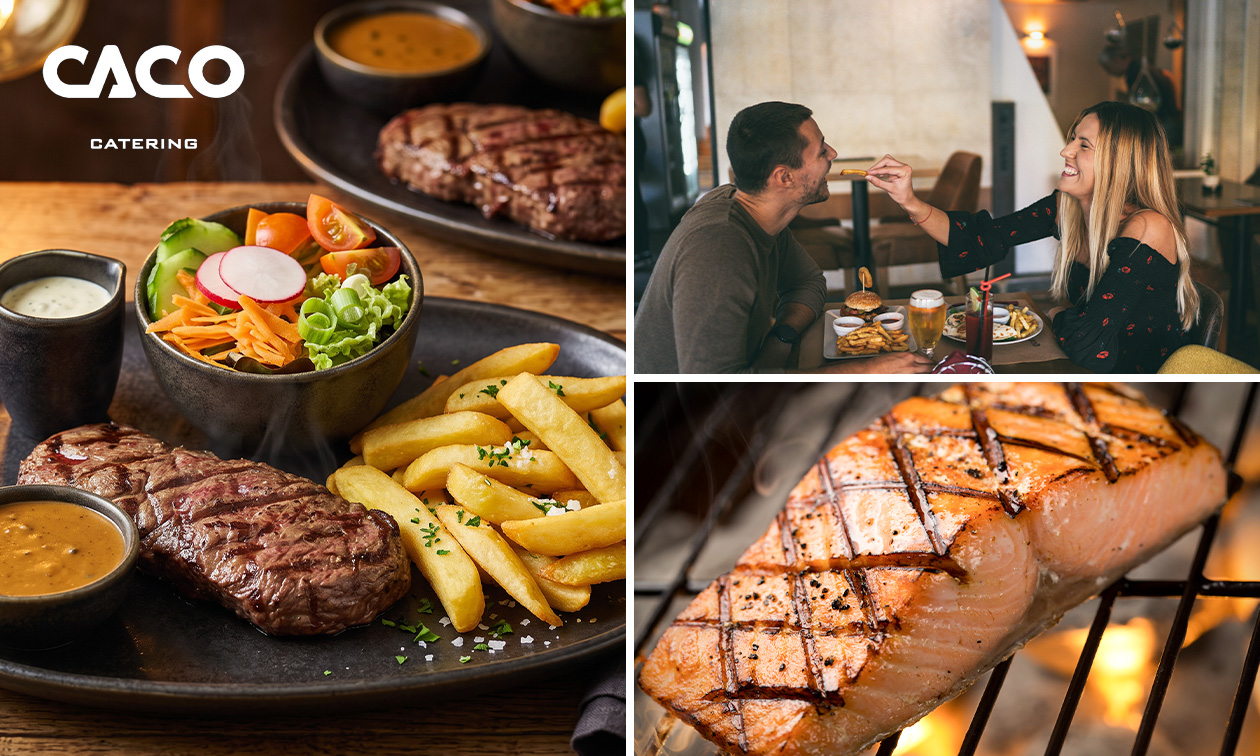 Dîner en 3 services au choix chez Caco Food