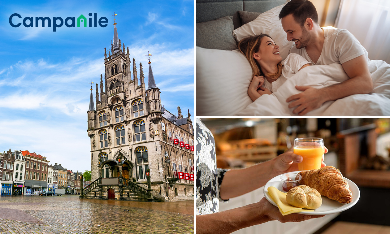 Übernachtung für 2 + Willkommenshäppchen + Frühstück in Gouda