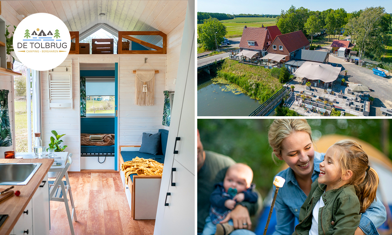 (Langes) Wochenende oder Wochenmitte in einem Tiny House oder Safarizelt (4 bis 6 Pers.)