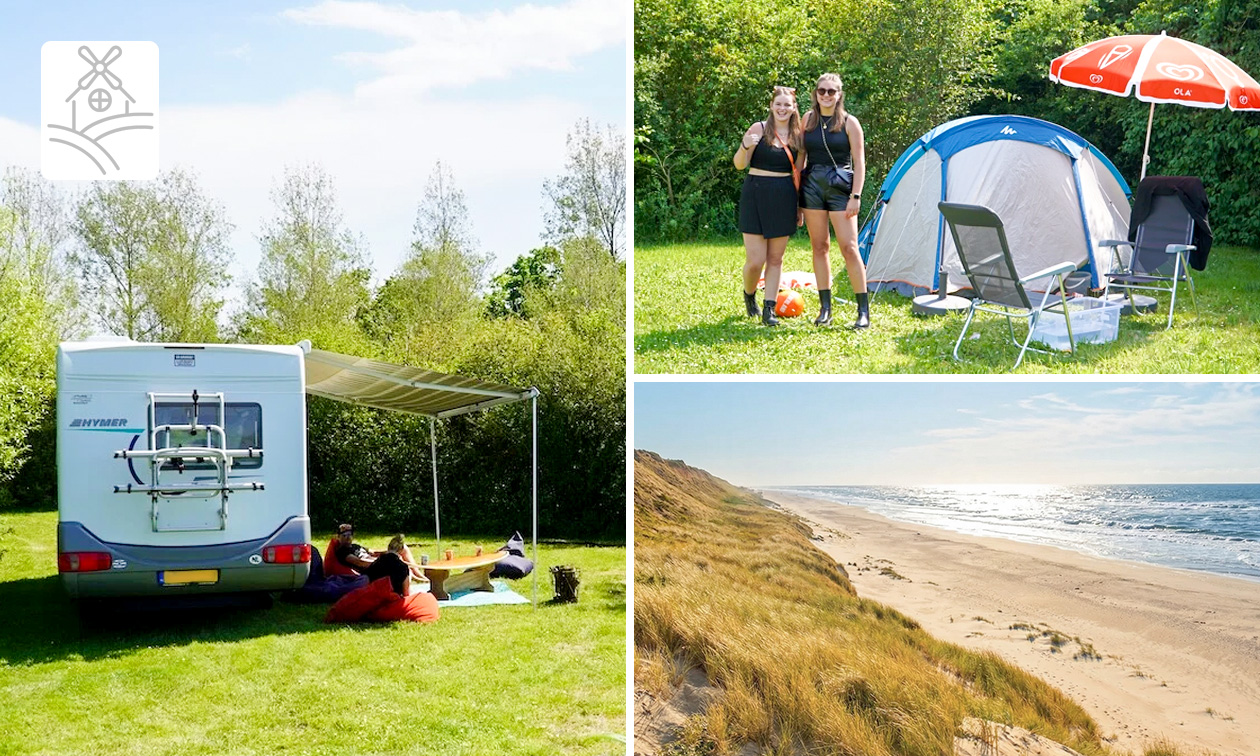 Wohnmobil- oder Campingstellplatz (2, 5 oder 7 Nächte) für 1 bis 6 Personen in Zeeland