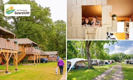 Campingstellplatz oder Unterkunft (3, 5 oder 7 Nächte) für 2 bis 7 Personen