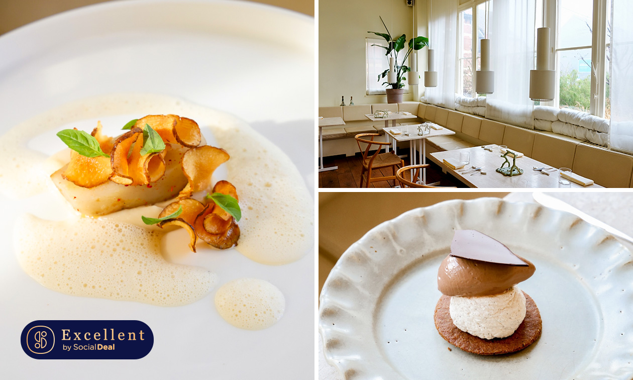Gastronomische 4-gangenlunch of -diner + evt. glas prosecco in Brussel