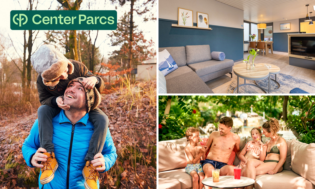 2, 3 oder 4 Übernachtungen für 4 bis 6 im Center Parcs De Vossemeren