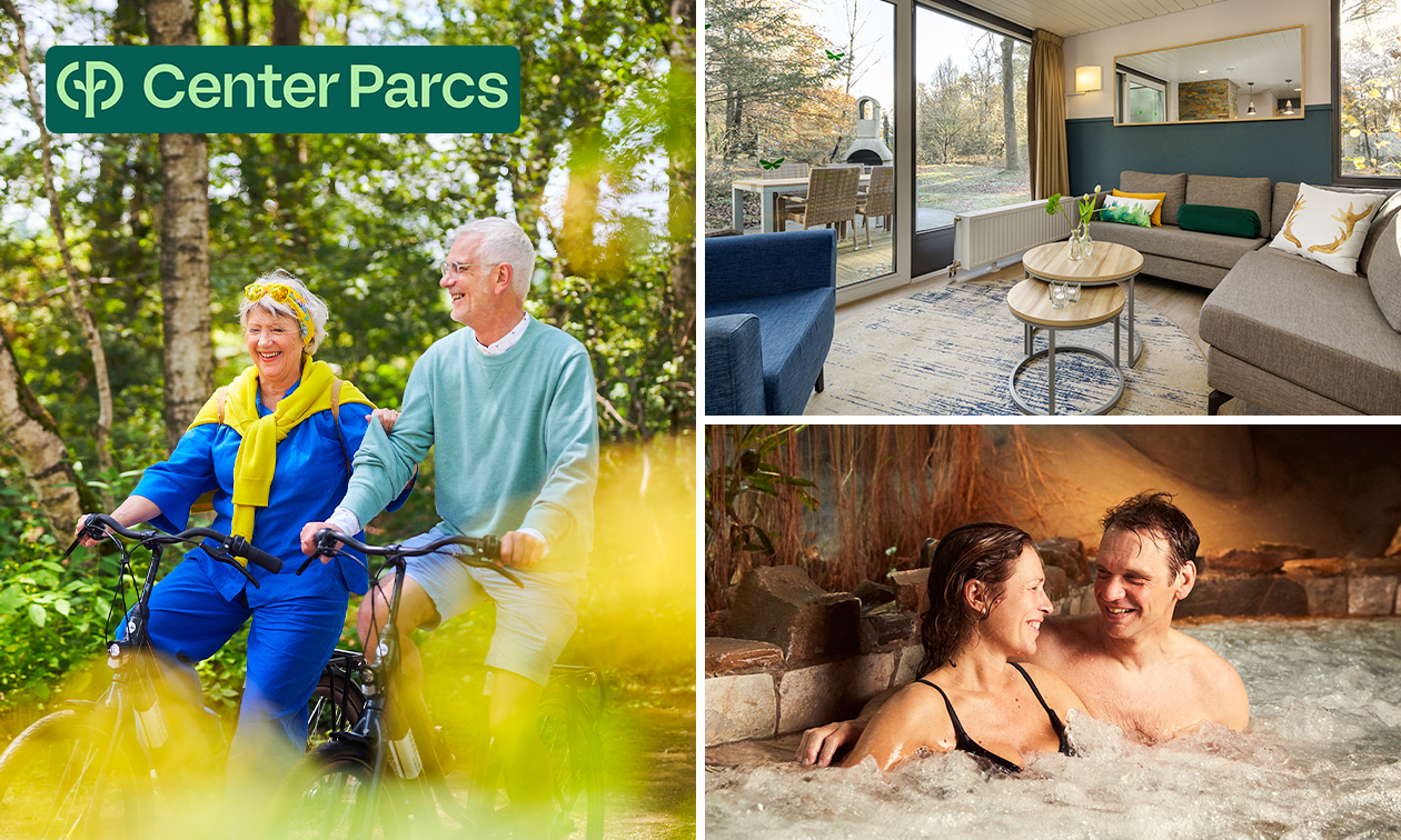 3, 4 oder 7 Übernachtungen für 4 im Center Parcs Erperheide