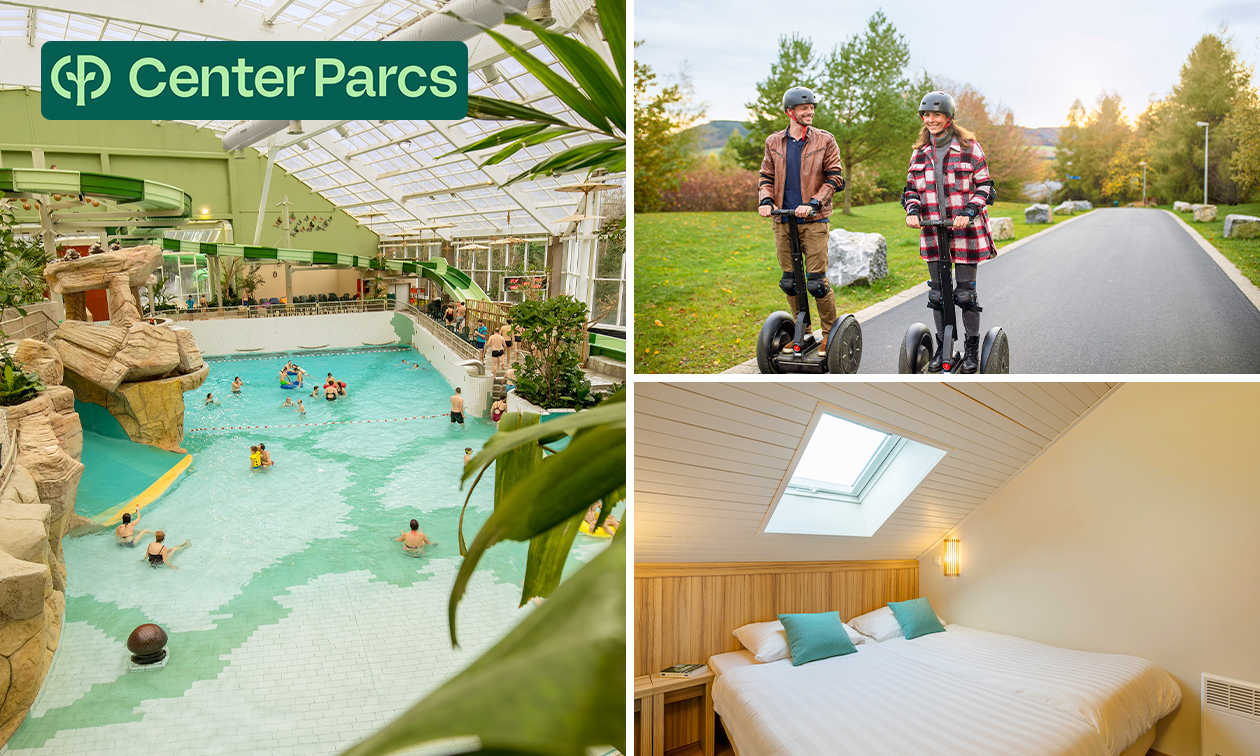 Wochenende oder Wochenmitte (2 Pers.) im Center Parcs