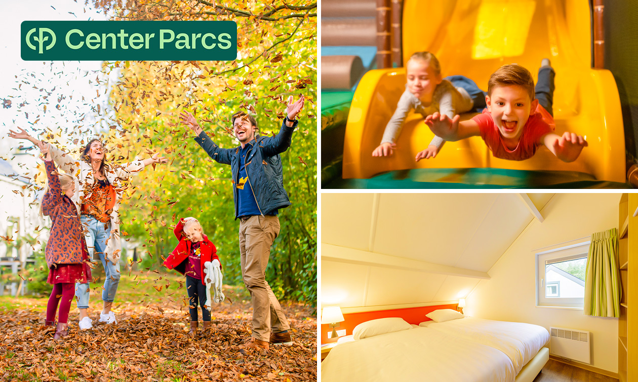 3, 4 oder 7 Übernachtungen für 2 bis 6 Personen bei Center Parcs 3, 4 oder 7 Übernachtungen für 2 bis 6 Personen bei Center Parcs
