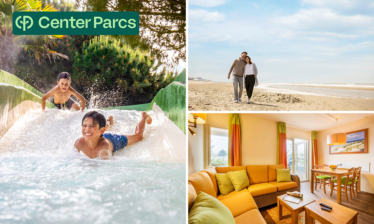 2, 3 oder 4 Übernachtungen für 2 bis 4 Personen bei Center Parcs Port Zélande