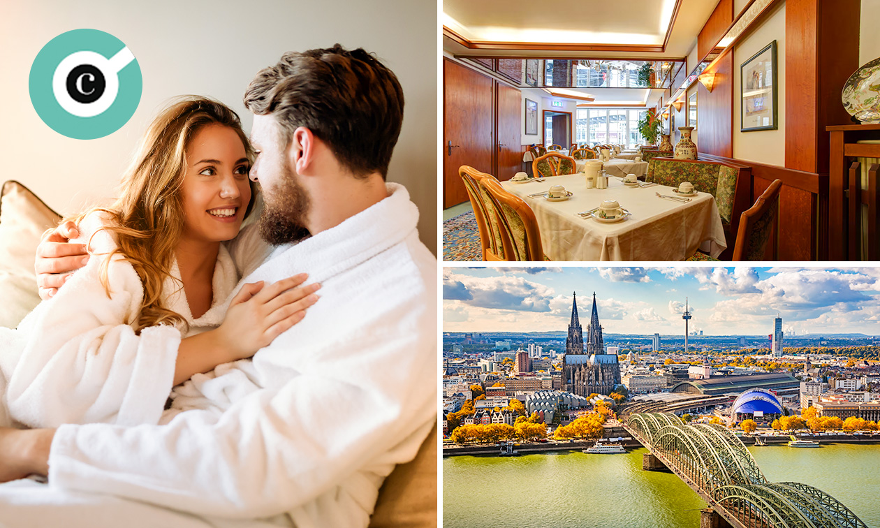 2 Übernachtungen für 2 + Frühstück + Flasche Wasser und mehr inmitten von Köln