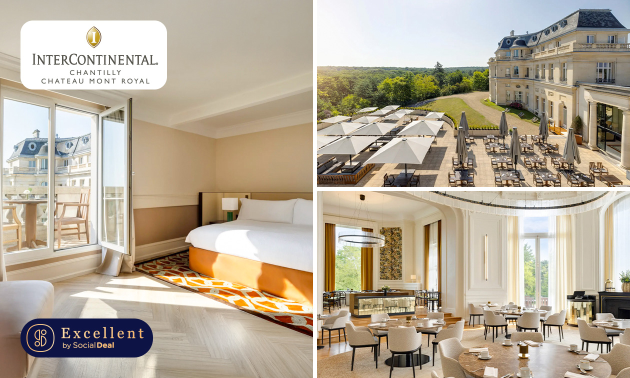 Übernachtung für 2 + Frühstück + unbegrenzter Wellness-Zugang mitten im Wald von Chantilly