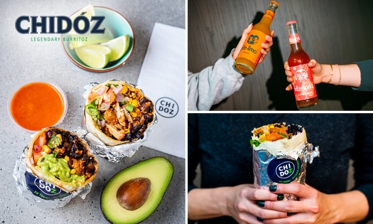 Burrito + drankje bij Chidóz in Strijp-S