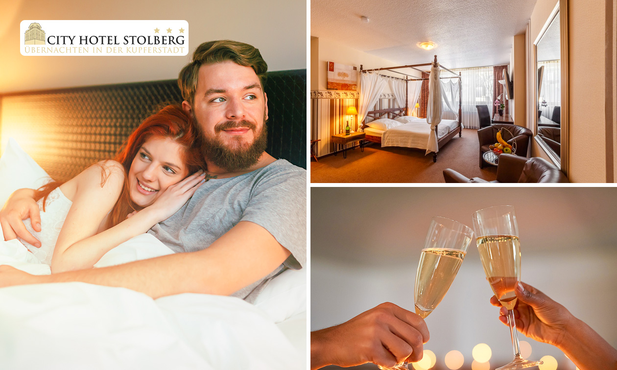 Übernachtung für 2 + Frühstück + Late Check-out + Willkommensgetränk in Stolberg