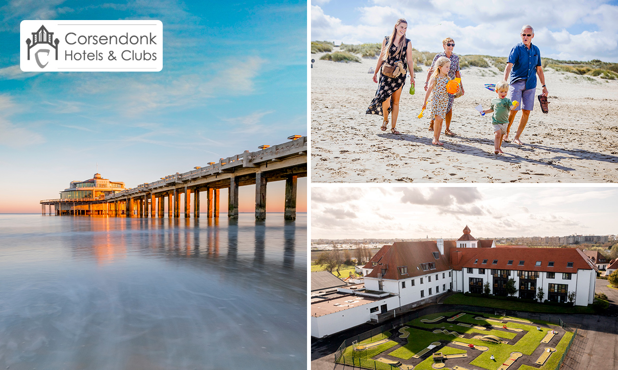 Übernachtung für 2 bis 4 + Frühstück + Late Check-out in Blankenberge
