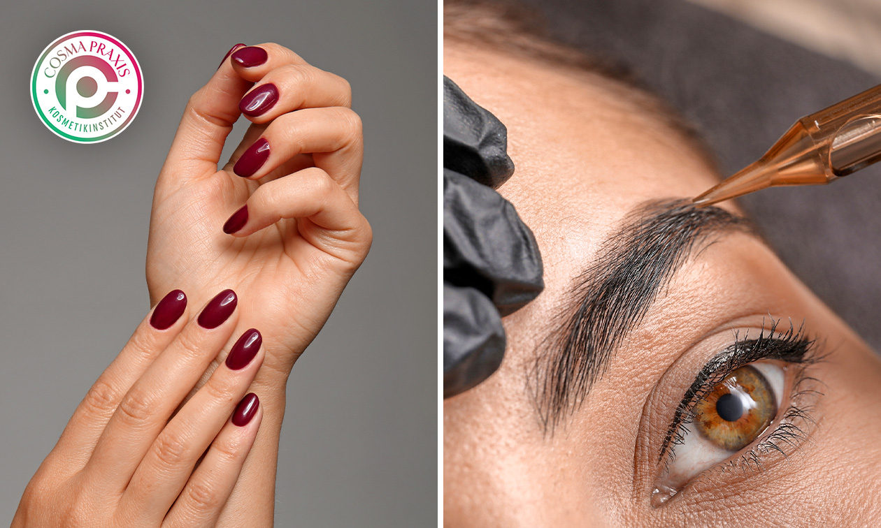 Maniküre inkl. Shellack oder Microblading für die Augenbrauen im Herzen von Bochum