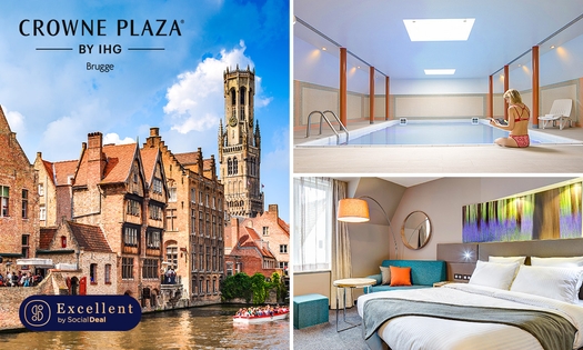 Übernachtung für 2 + Frühstück im Crowne Plaza Brügge