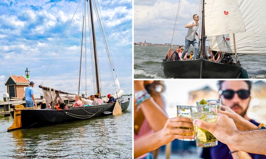 Rondvaart zeilboot (75 min) + evt. 2 frisdranken