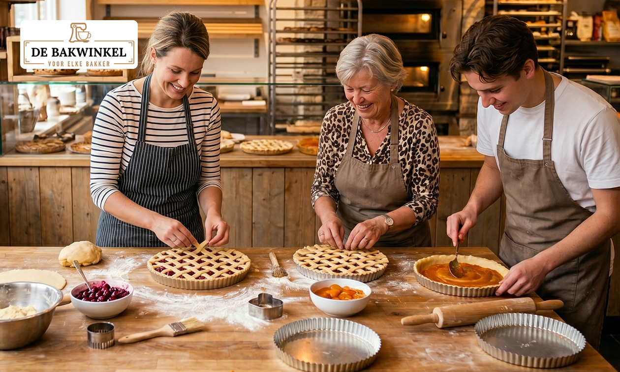 Workshop vlaaitjes maken (2,5 uur) + koffie of thee + lekkernij