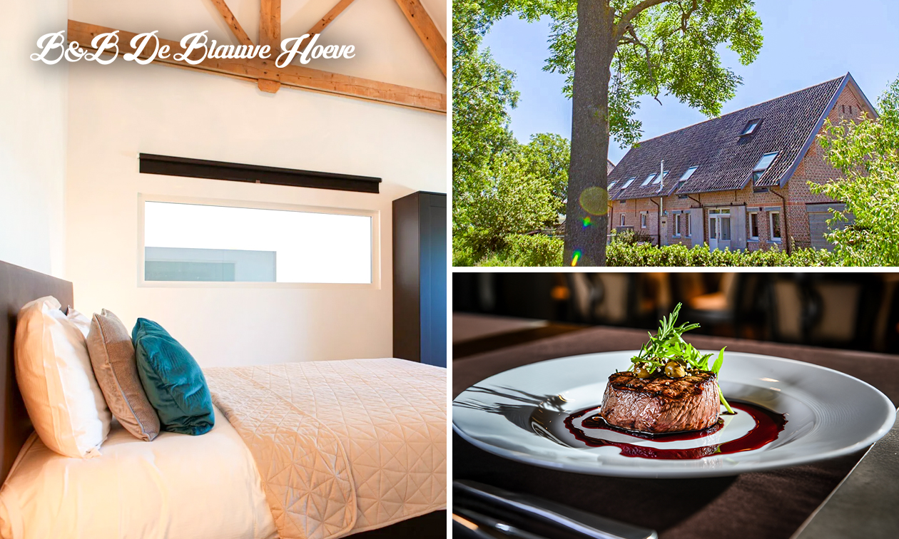 Übernachtung(en) für 2 + Frühstück + 3-Gänge-Menü + Willkommensgetränk in Zwijndrecht