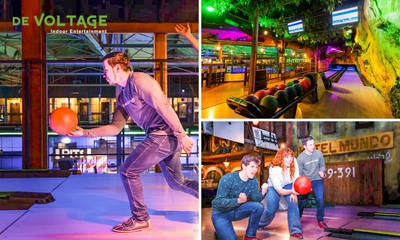 Bowlen (110 min) bij De Voltage Indoor Entertainment