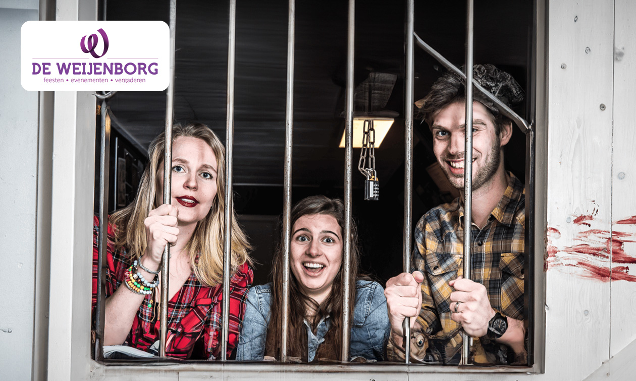 Escaperoom naar keuze (2-6 personen) (60 of 90 min) + evt. bittergarnituur in hartje Delden