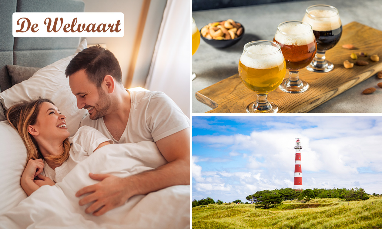 Übernachtung(en) für 2 + Bierverkostung + Häppchen + Late Check-out auf Ameland