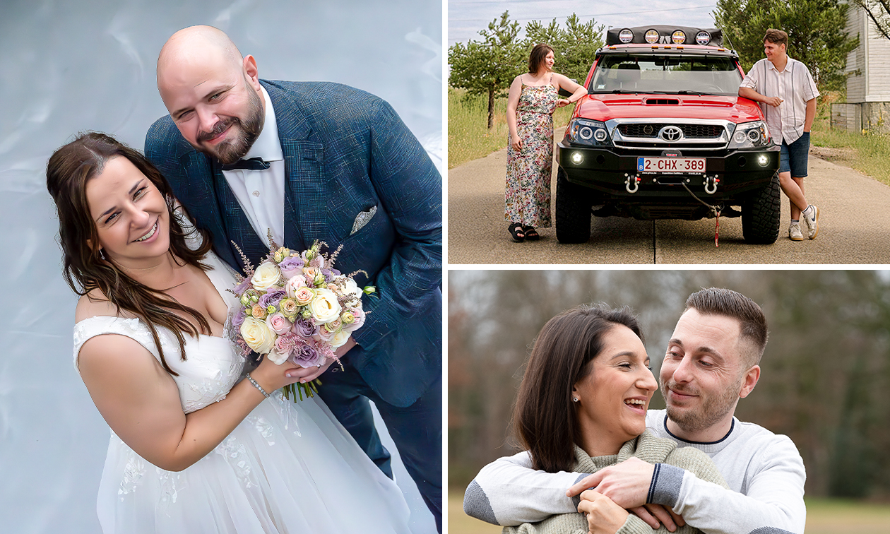 Fotoshoot naar keuze (60 min) voor 1 tot 4 personen + 3 digitale foto's