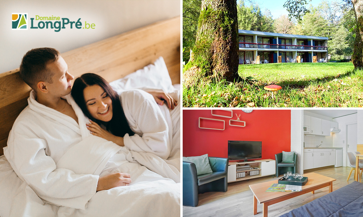 Übernachtungen für 2 in einem Apartment + Late Check-out in den Ardennen