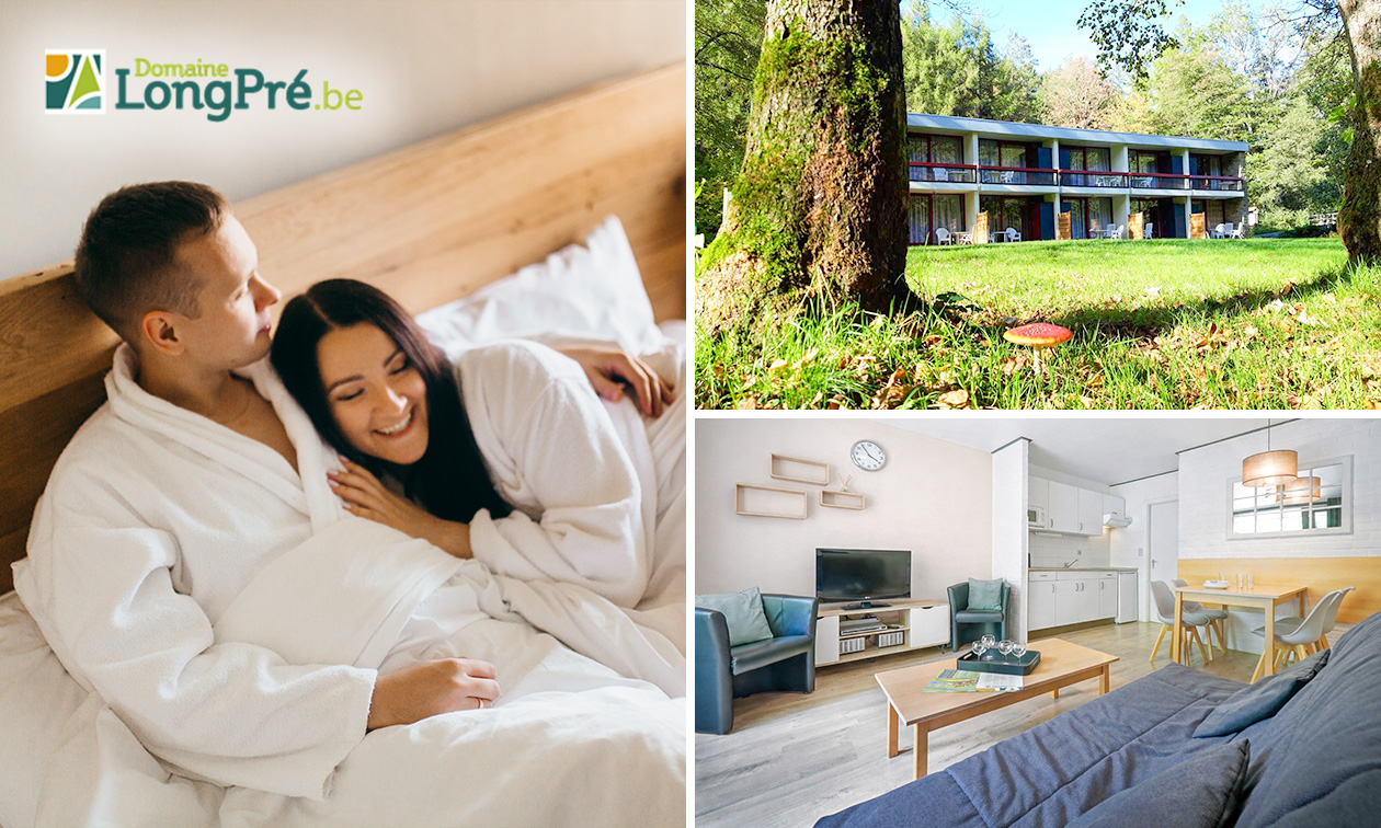 Übernachtung(en) für 2 in einem Apartment + Late Check-out in den Ardennen