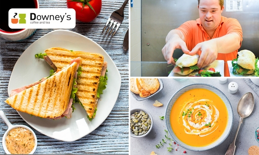 2-gangen keuzelunch bij Downey’s Coffee and Tea